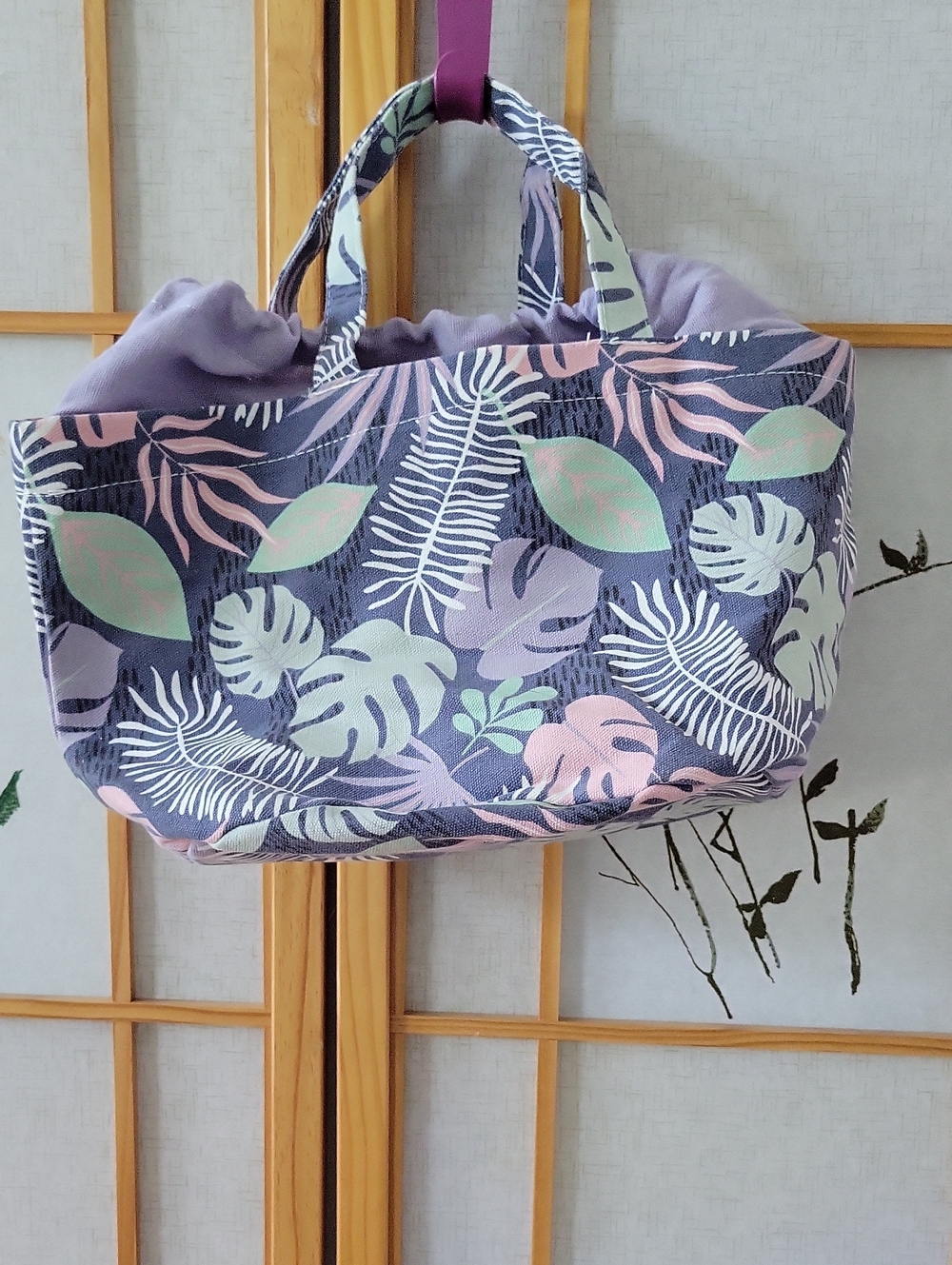 🌿drawstring tote 🌿